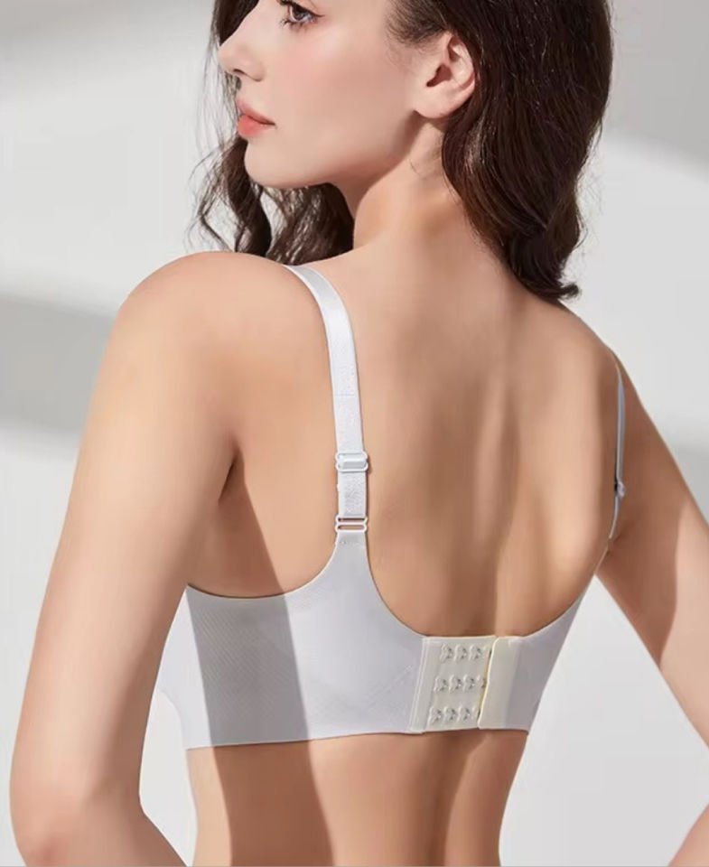 Carma İthal Balensiz Dikişsiz İce-Silk Yarı Push-up İnce Askılı Sütyen Buz Mavisi - L