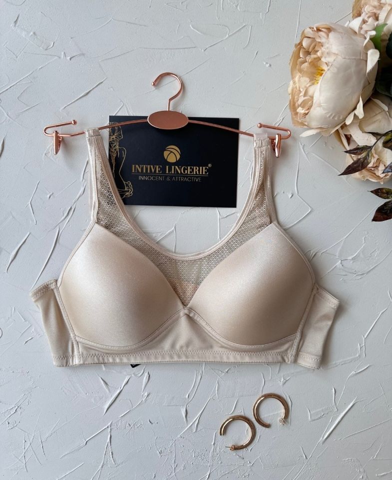 Orkide Kutulu Önü Fileli Balensiz Desteksiz Ultra Rahat Soft Cup Günlük Sütyen Orkide Kutulu Önü Fileli Balensiz Desteksiz Ultra Rahat Soft Cup Günlük Sütyen