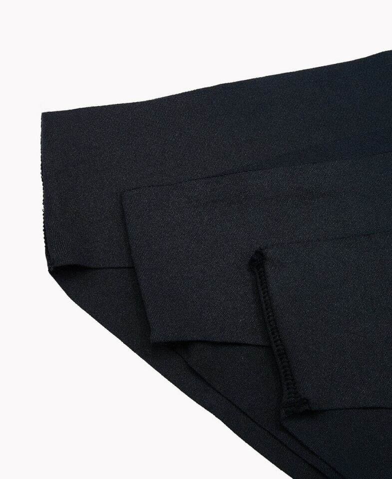 NBB Lazer Kesim Normal Bel 3'lü Paket Külot (Bordo, Ten, Siyah, Pudra) Siyah - XL
