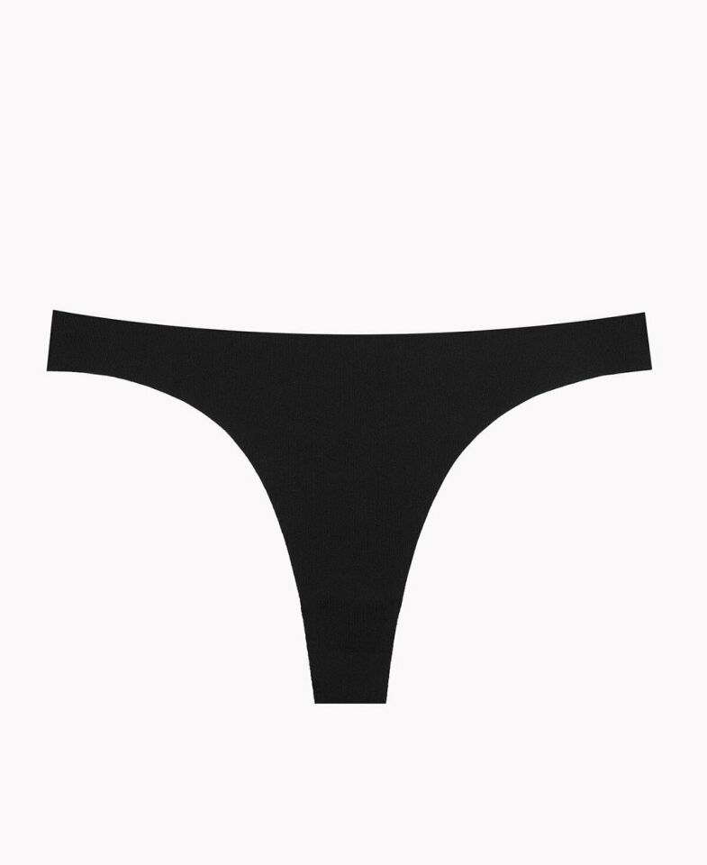 NBB Lazer Kesim Normal Bel 3'lü Paket Tanga (Bordo, Ten, Siyah, Pudra) Siyah - XL
