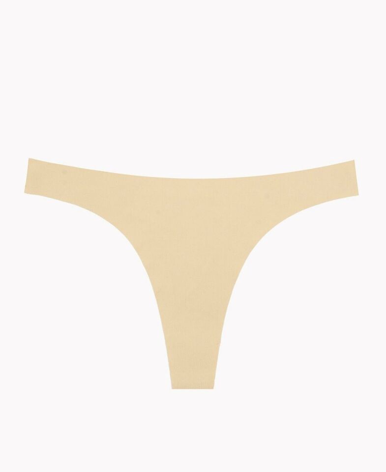 NBB Lazer Kesim Normal Bel 3'lü Paket Tanga (Bordo, Ten, Siyah, Pudra) Ten Rengi - XL