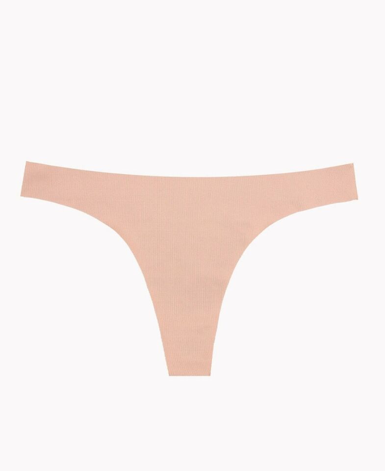 NBB Lazer Kesim Normal Bel 3'lü Paket Tanga (Bordo, Ten, Siyah, Pudra) Bordo-Pudra-Ten - M