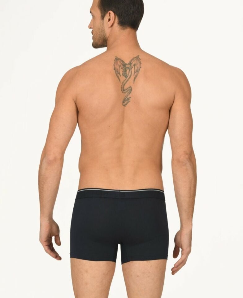 Erkek Hendrix %45 Modal Kumaştan Rahat Bel Lastikli Boxer-735 Lacivert - L