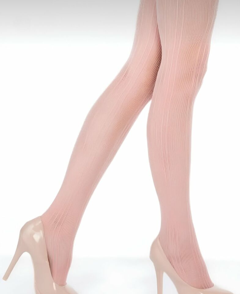Penti Grace Pembe Fileli Çekici Külotlu Çorap (Intive Özel) Pembe - M/L