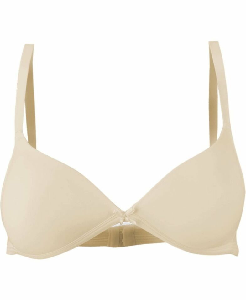 NBB Desteksiz Balensiz İnce Askılı Üçgen Sütyen/Bralet-3680 Ten Rengi - 85B