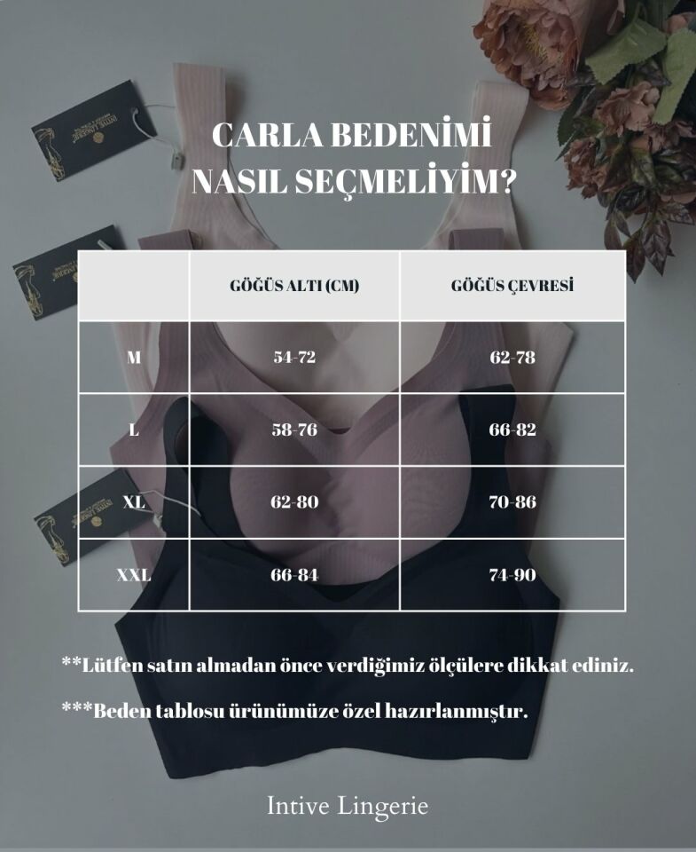 Carla Balensiz Dikişsiz Push-up Invisible Ice-Silk (Görünmez) Sütyen - İthal Bra Beyaz - M