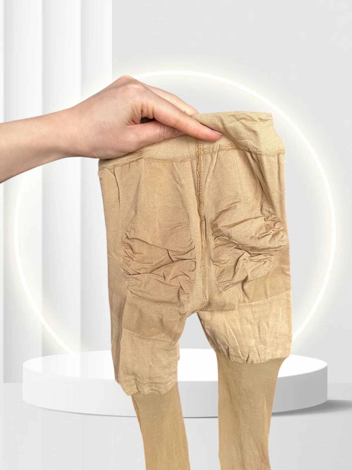 Intive 20 Den Pop-up Lift-up Shape Korseli Yarı Parlak Külotlu Çorap Ten Rengi - XL