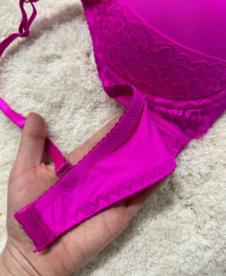 FK Lingerie Dantelli Push-up Balenli İthal Kaliteli Sütyen (Fırsat Ürünü)- 189 Mor - 75B