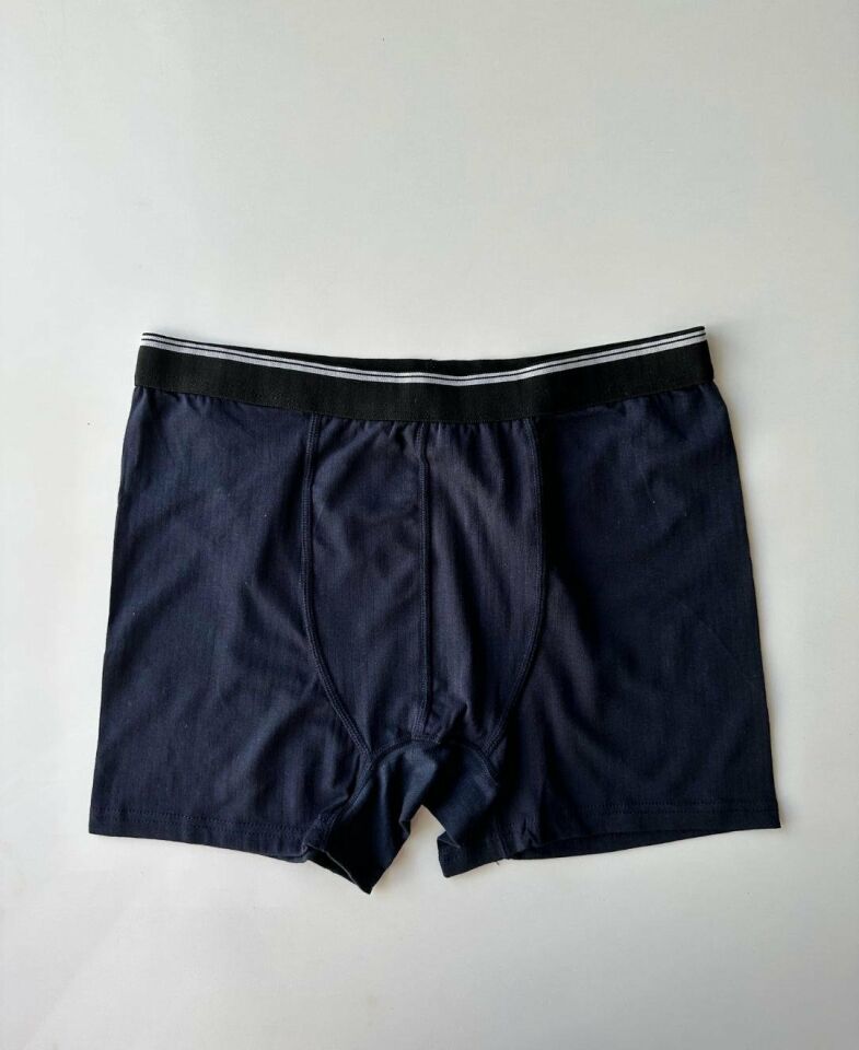 James Erkek Lacivert Dokulu Pamuklu Boxer Lacivert - XL