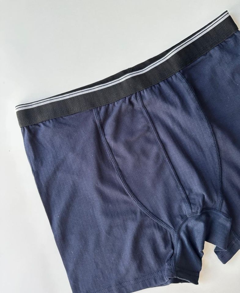 James Erkek Lacivert Dokulu Pamuklu Boxer Lacivert - XL