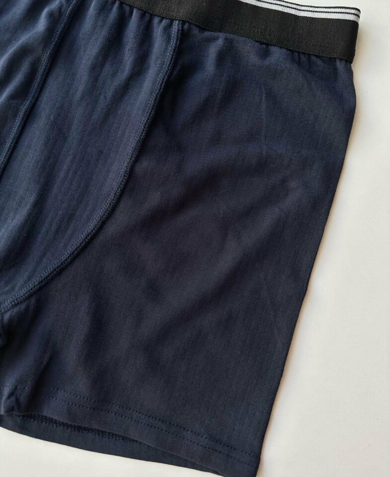 James Erkek Lacivert Dokulu Pamuklu Boxer Lacivert - XL