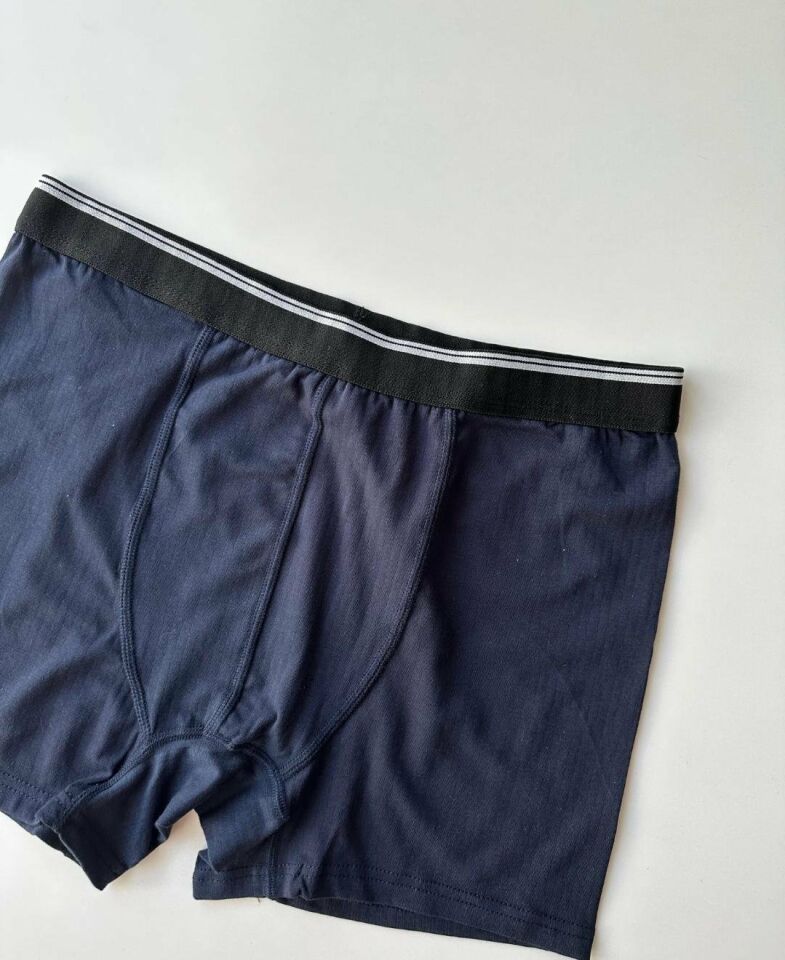 James Erkek Lacivert Dokulu Pamuklu Boxer Lacivert - XL