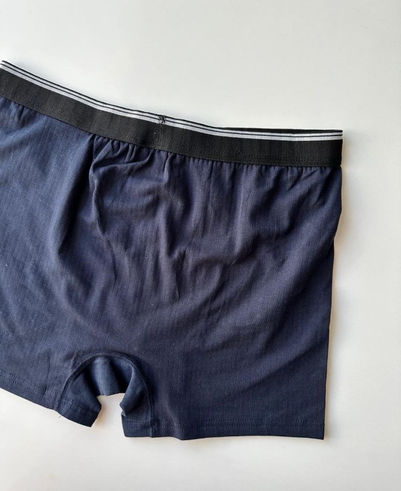 James Erkek Lacivert Dokulu Pamuklu Boxer Lacivert - XL