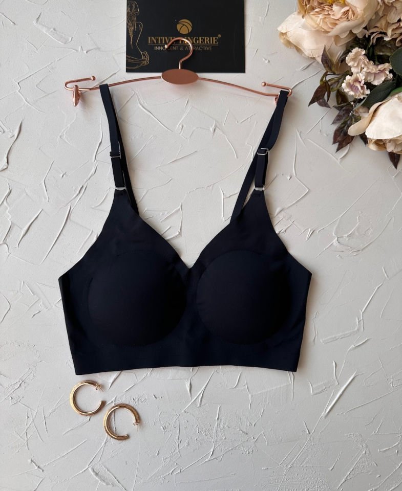 Nessa İnce Askılı Çıkarılabilir Padli Dikişsiz Lazer Kesim İz Yapmaz Kopçasız Bralet-2012