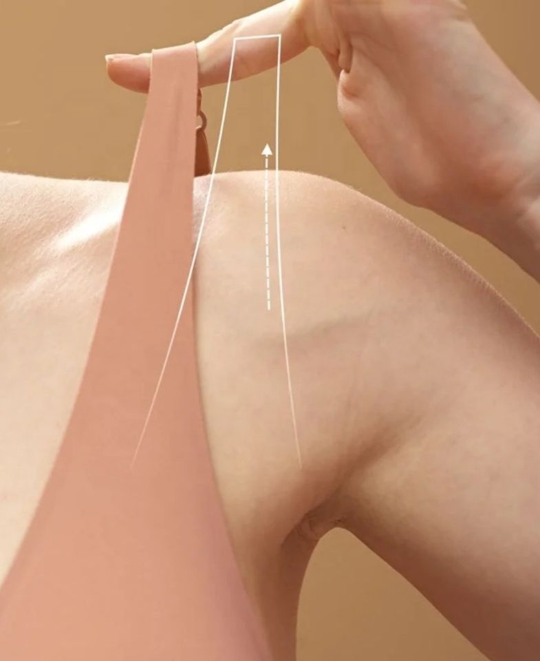 Carma İthal Balensiz Dikişsiz İce-Silk Yarı Push-up İnce Askılı Sütyen Pudra  - L