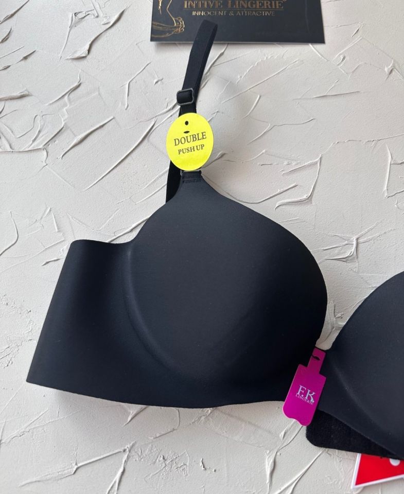 Intive Double Push-up Çift Destekli Balenli Lazer Kesim İz Yapmaz İthal Kaliteli Sütyen Ten Rengi - 75B