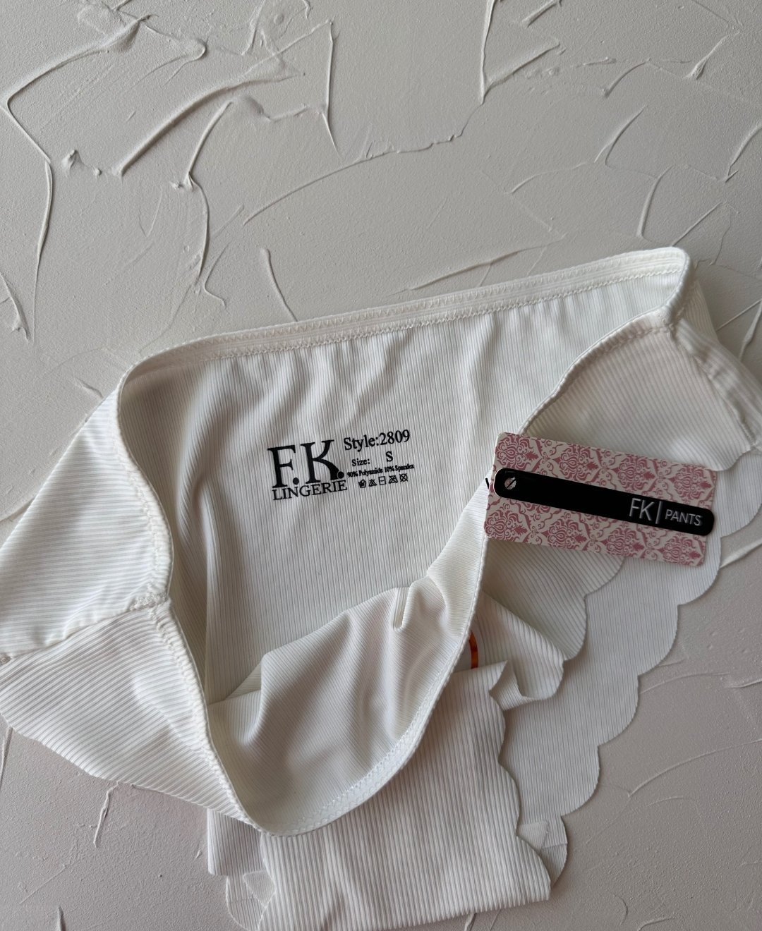 Mikro Lazer Kaşkorse Fitilli Kumaş Normal Bel Dikişsiz Slip/Külot Ekru - M