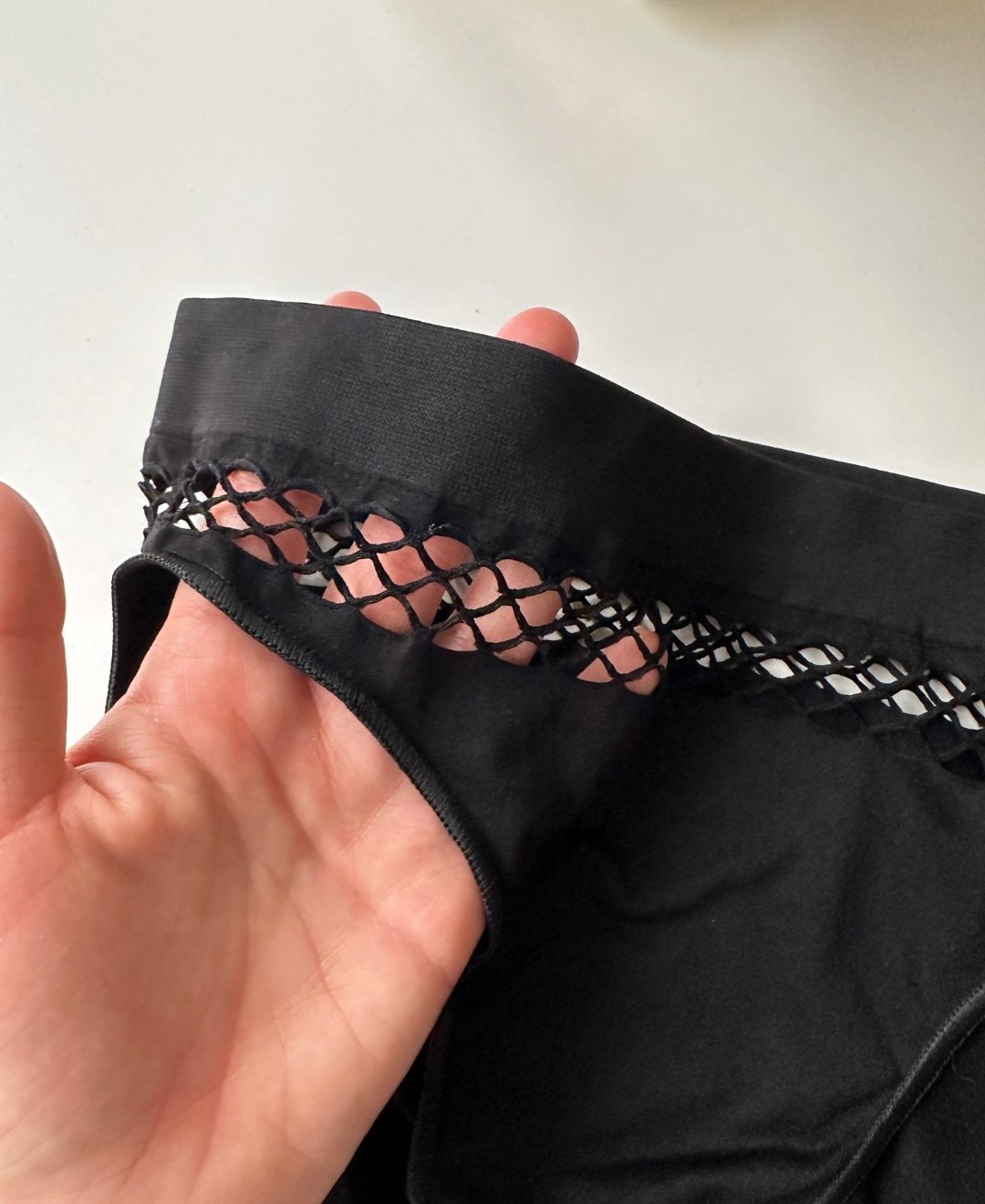 Kadın Dikişsiz Antibakteriyel Sportwear Fileli Slip/Bikini (Siyah, Bordo, Kahverengi, Lacivert) Siyah - L/XL