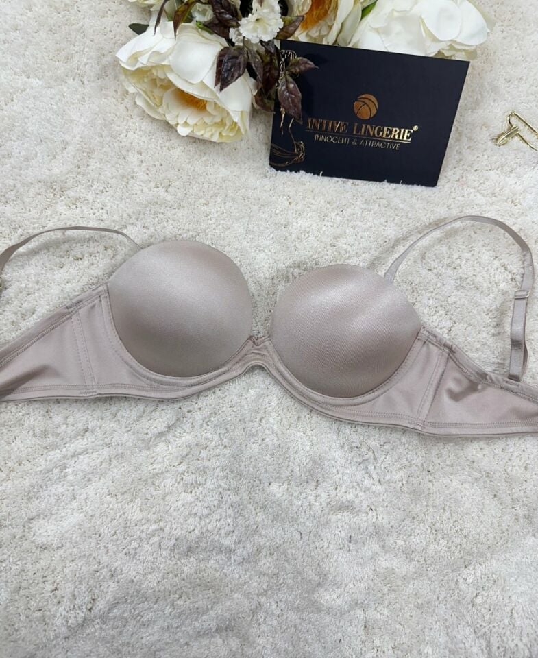 Le Jardin Blanche Double Push-up Silikonlu Askılı/Askısız Sütyen -7036 Bej - 75B