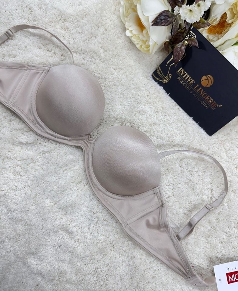 Le Jardin Blanche Double Push-up Silikonlu Askılı/Askısız Sütyen -7036 Bej - 80B