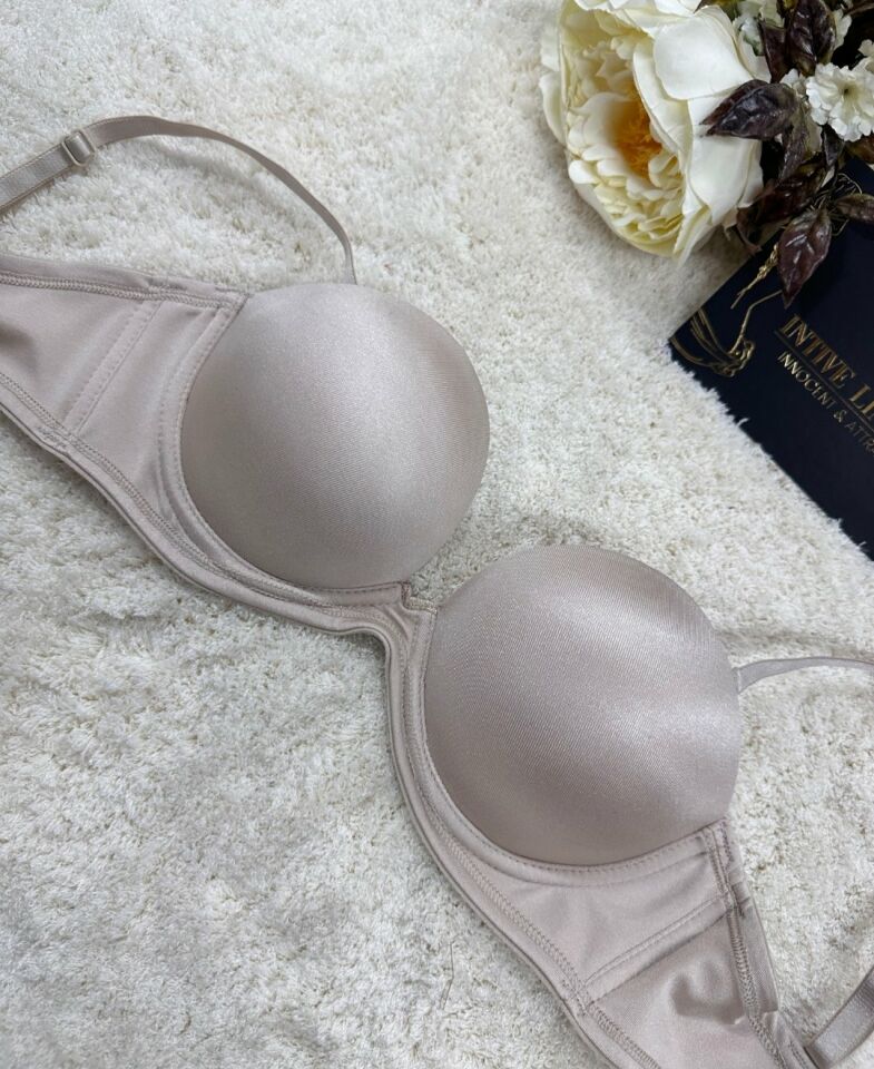 Le Jardin Blanche Double Push-up Silikonlu Askılı/Askısız Sütyen -7036 Bej - 80B