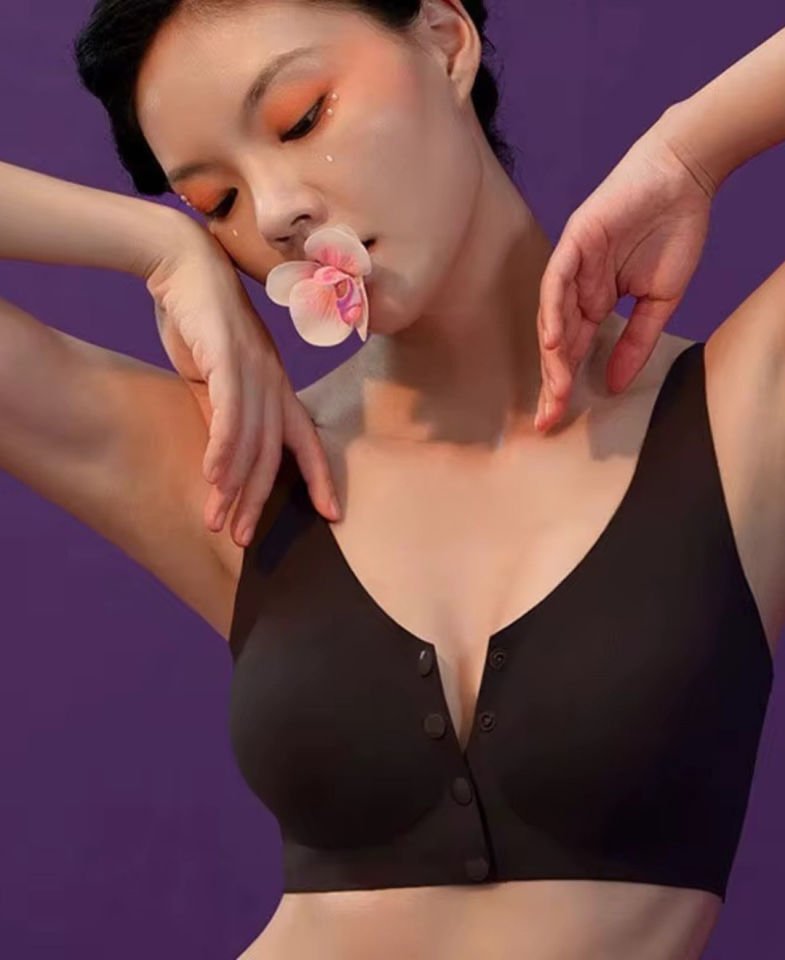 Gracie Lazer Kesim Dikişsiz Önü Çıtçıtlı Açılabilir Rahat Bralet/Sütyen (Emziren Anneler)