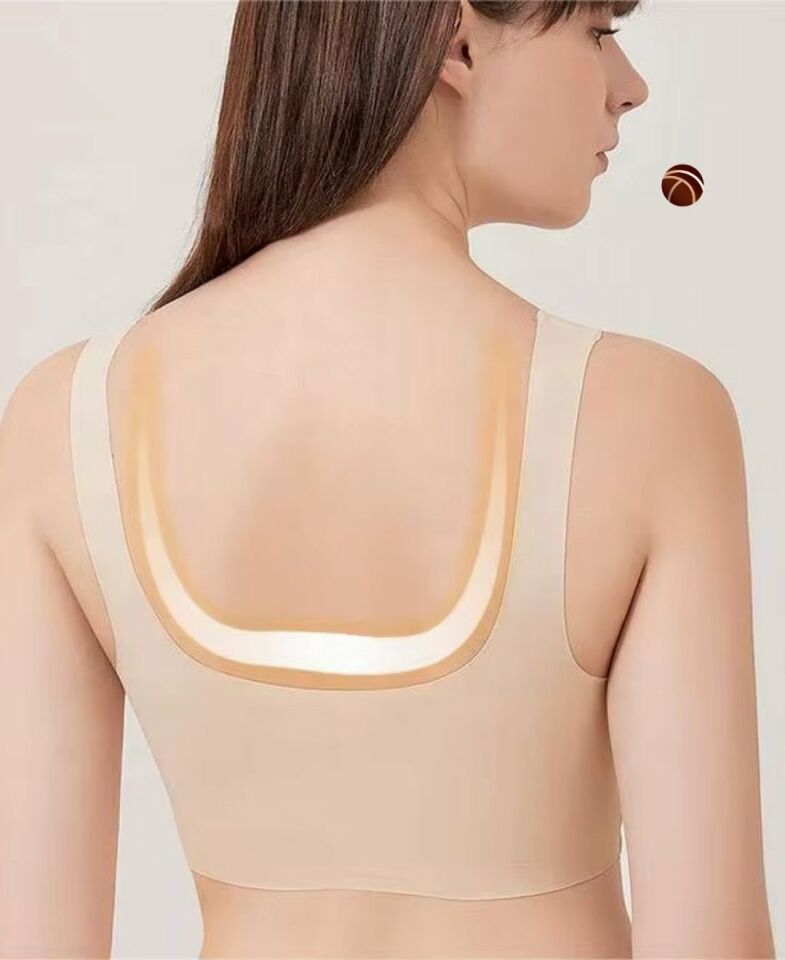 Gracie Lazer Kesim Dikişsiz Önü Çıtçıtlı Açılabilir Rahat Bralet/Sütyen (Emziren Anneler) Ekru - S