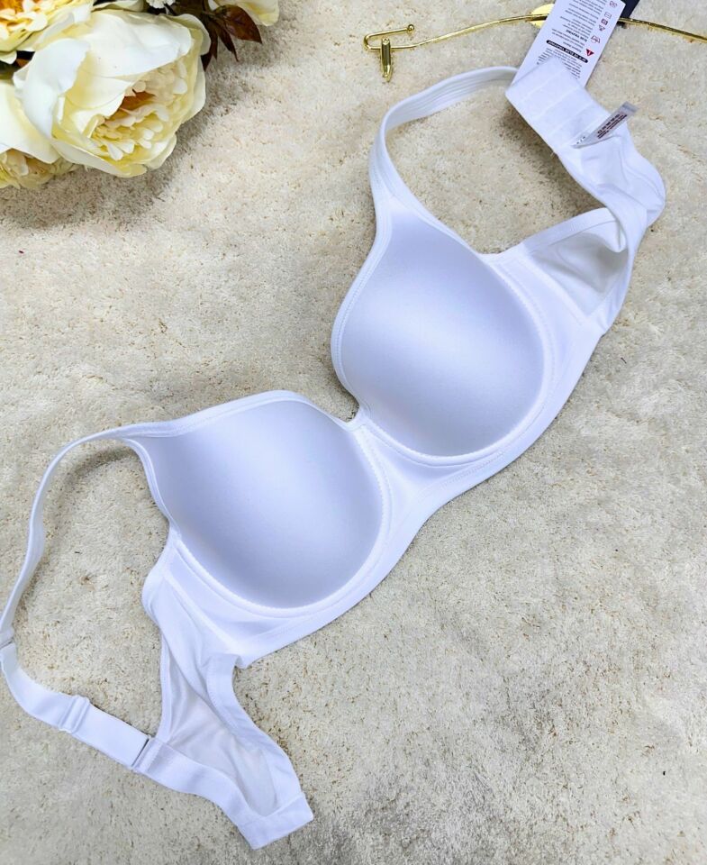 Le Jardin C Cup Balenli Desteksiz Basic Toparlayıcı Sütyen-9720 Beyaz - 100C