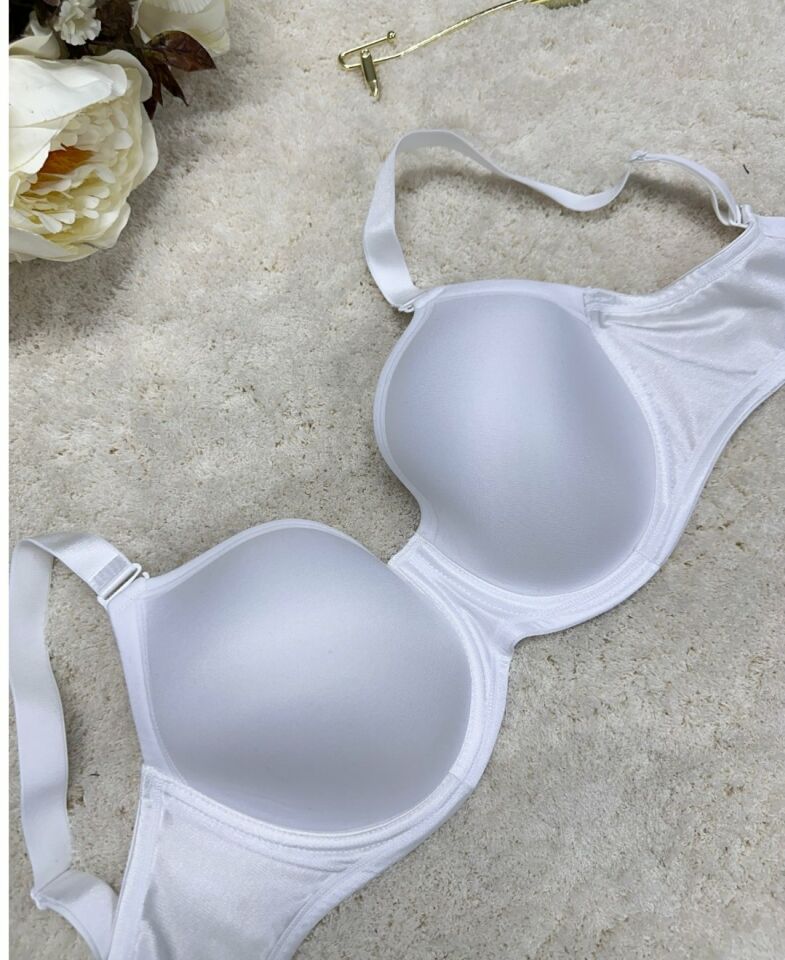 Le Jardin Daphne C Cup Balenli Çıkarılabilir Askılı Toparlayıcı Sütyen-9100 Beyaz - 100C