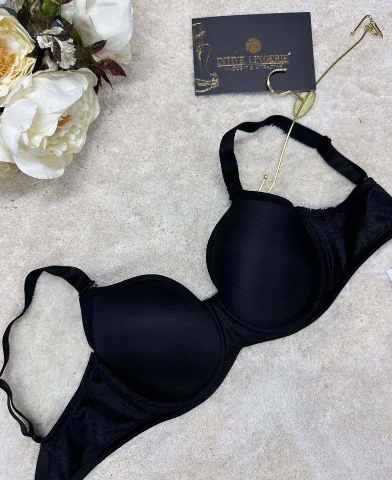 Le Jardin Daphne C Cup Balenli Çıkarılabilir Askılı Toparlayıcı Sütyen-9100 Siyah - 80C