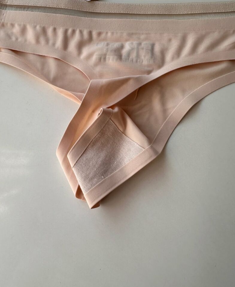 Orijinal Lazer Kesim Spandex Invisible Dikişsiz Transparan Detaylı Tanga- 2803 Siyah - XL