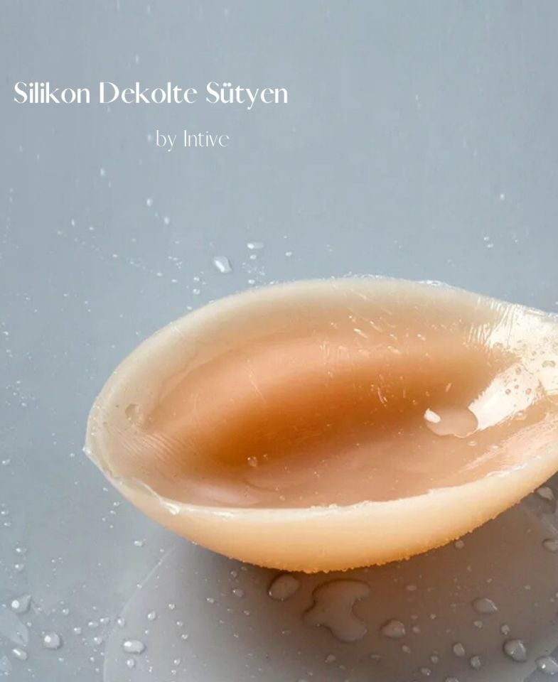 Ten Rengi Dekolte Silikon Yapışkanlı Önden Kopçalı Desteksiz Silikon Et Sütyen-1020 Ten Rengi - 75
