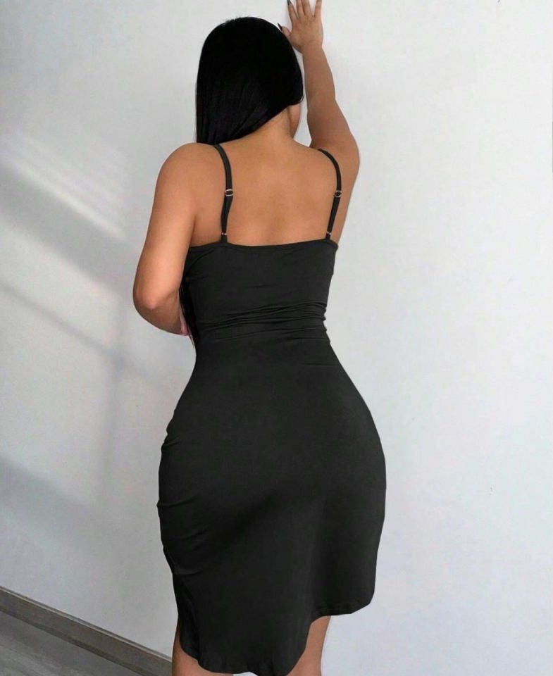 Beleng Beli Korse Görünümlü V Yaka Klasik Modern Feminen Gecelik/Babydoll-7080/7081 Bordo - S/M