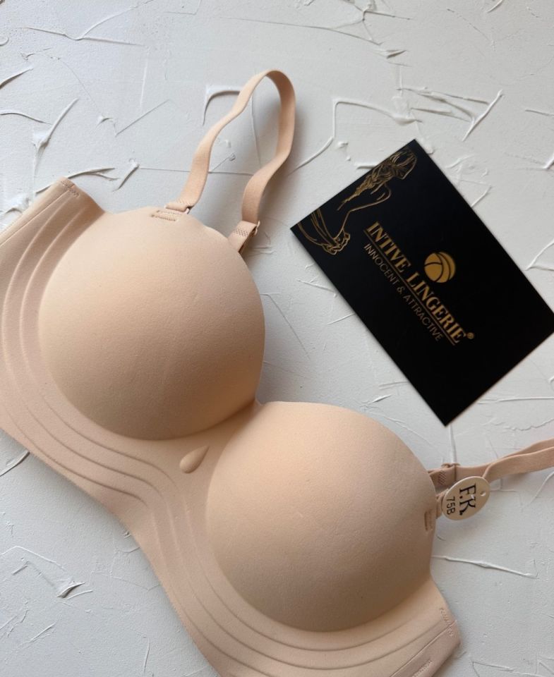 Lady Baby Straplez Kesim Destekli Dikişsiz Balensiz Toparlayıcılı İthal İz Yapmaz Sütyen Bej - 75B