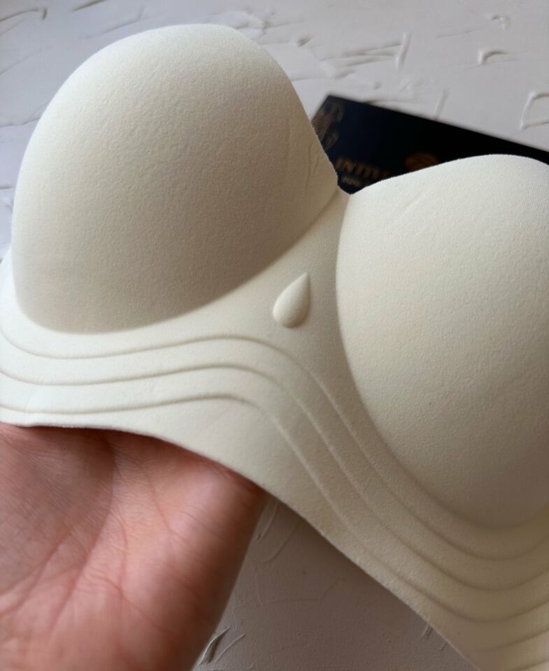 Lady Baby Straplez Kesim Destekli Dikişsiz Balensiz Toparlayıcılı İthal İz Yapmaz Sütyen Ekru - 75B