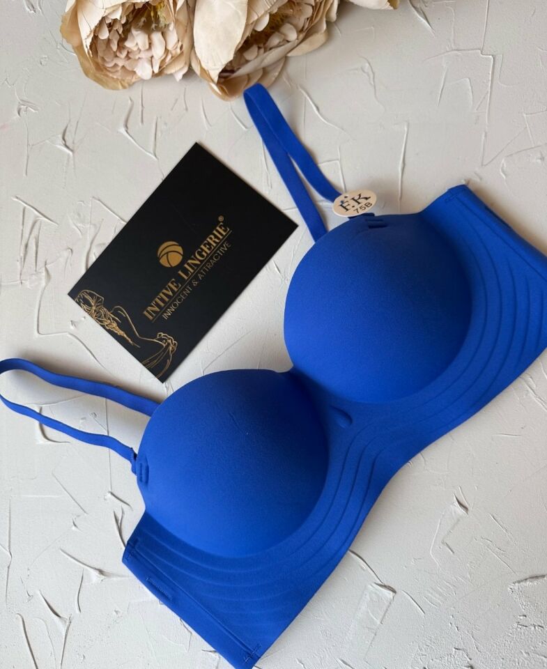 Lady Baby Straplez Kesim Destekli Dikişsiz Balensiz Toparlayıcılı İthal İz Yapmaz Sütyen SAKS - 85B