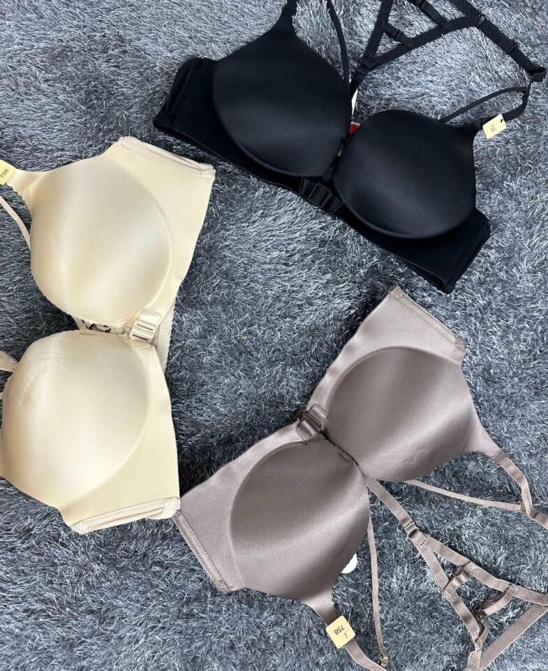 Cool Comfort Balensiz Push-up Yumuşak Dokulu Lazer Kesim Sütyen Ekru - 80B