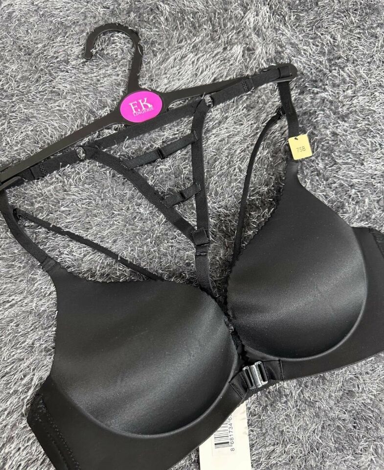 Cool Comfort Balensiz Push-up Yumuşak Dokulu Lazer Kesim Sütyen Siyah - 90B