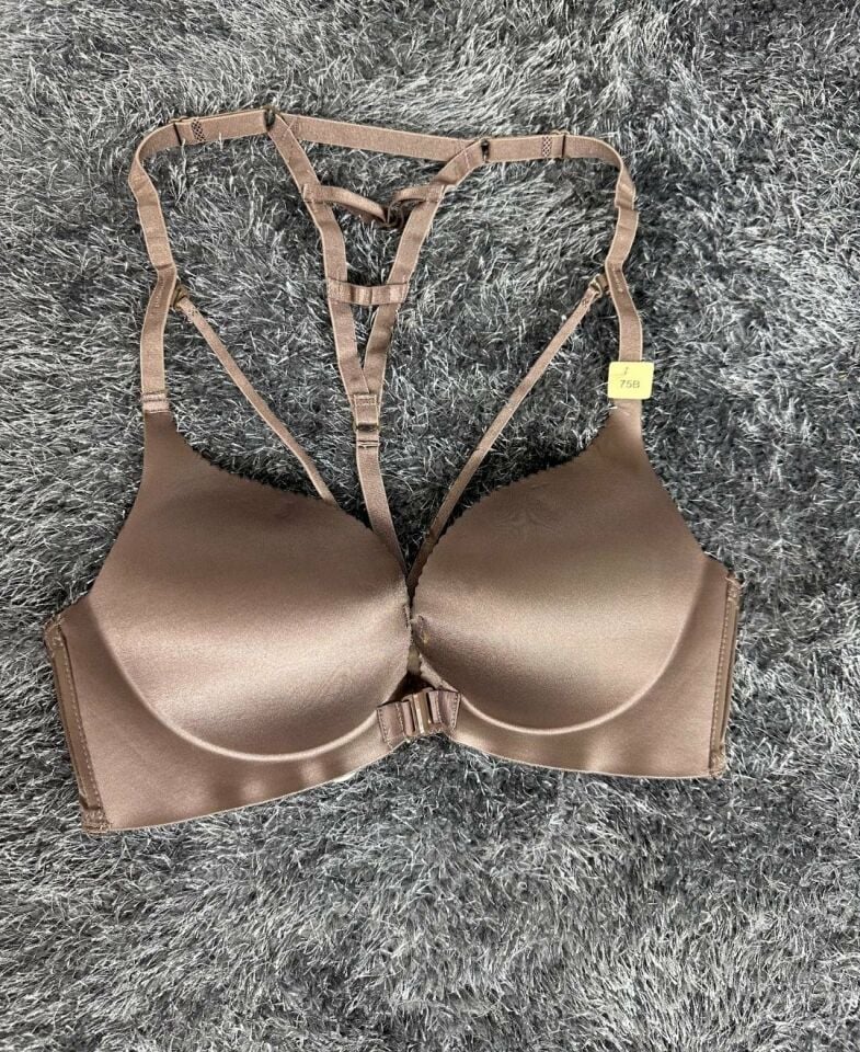 Cool Comfort Balensiz Push-up Yumuşak Dokulu Lazer Kesim Sütyen Vizon - 75B