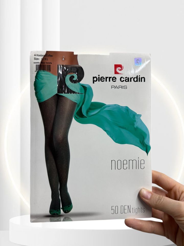 Pierre Cardin Paris Noemie 50 Den Puantiyeli İnce Şık Külotlu Çorap -Mor/Kestane Kestane - L/XL