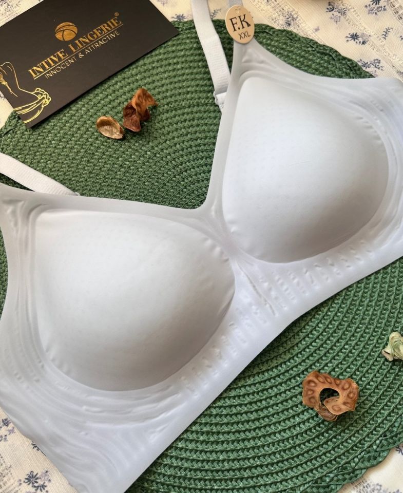 Aurora İthal Buz İpek (İce-Silk) Ultra İnce Rahat Nefes Alır Görünmez Lazer Dikişsiz Sütyen Buz Mavisi - XL