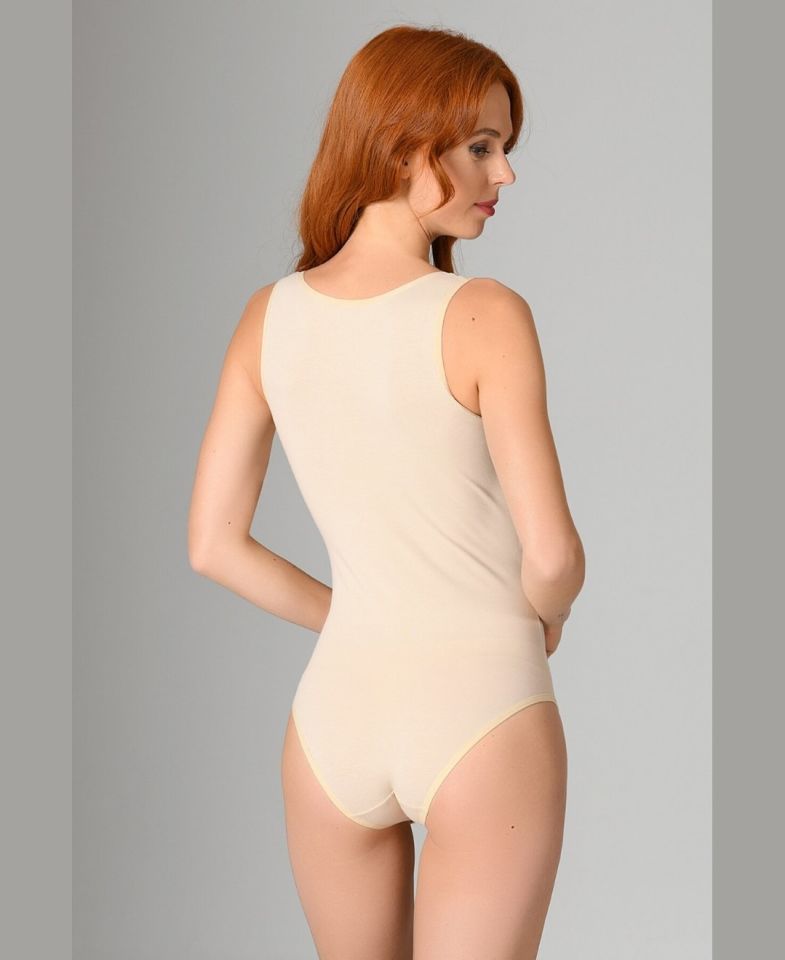 NBB Kalın Askılı U Yaka Çıtçıtlı Body/Atlet- 2940 Ten Rengi - M
