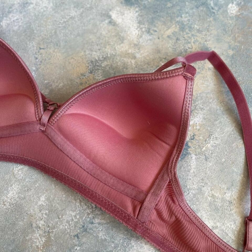 Belle Kadın Balensiz Günlük Kullanım Push-up Özellikli Sütyen Pembe - 75B