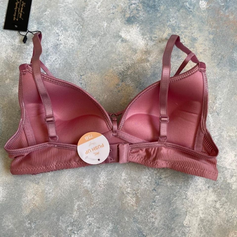 Belle Kadın Balensiz Günlük Kullanım Push-up Özellikli Sütyen Pembe - 85B
