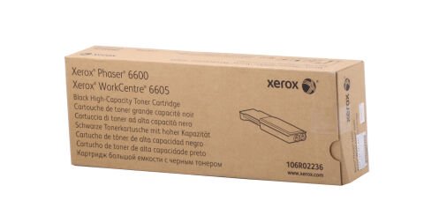 Xerox 106R02236 Phaser 6600/6605 Yüksek Kapasite Black Siyah Toner