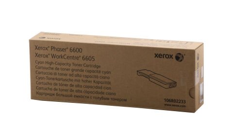 Xerox 106R02233 Phaser 6600/6605 Yüksek Kapasite Cyan Mavi Toner
