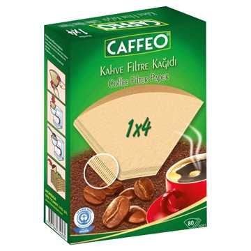 Coffee Filters Filtre Kahve Kağıdı 1x4 4 Numara 80li