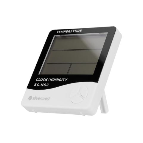 Silvercrest SC-NS2 Sıcaklık ve Nem Ölçer Saat/ Alarm