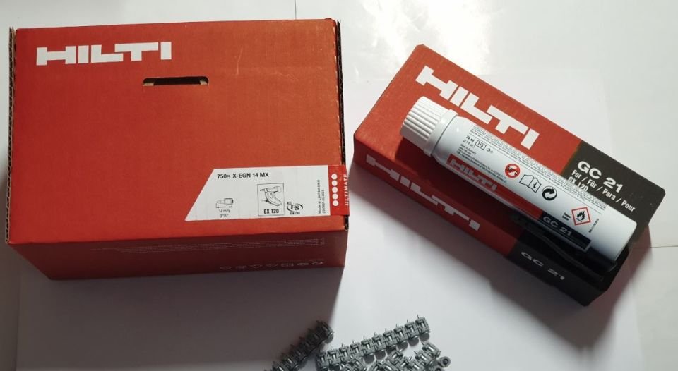 HILTİ 14 MX ÇİVİ 750 ADET + GAZ TÜPÜ GC 22