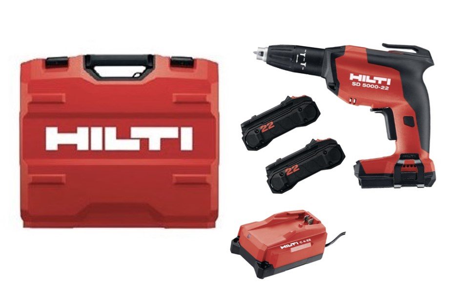 HİLTİ NURON SD 5000-22 AKÜLÜ ALÇIPAN VİDALAMA MAKİNESİ (Set)